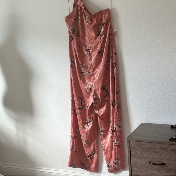 Womens Jessica Simpson Maternity Floral Wide Leg Jumpsuit Size Medium - Picture 2 of 9